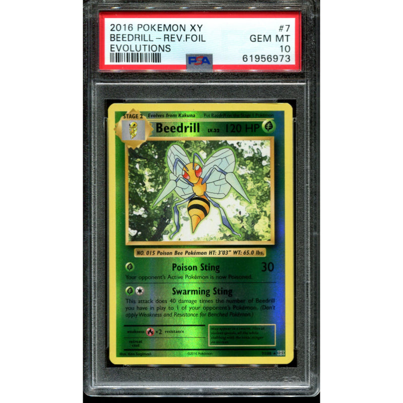 Beedrill (EVO 7) Evolutions - Reverse - PSA 10
