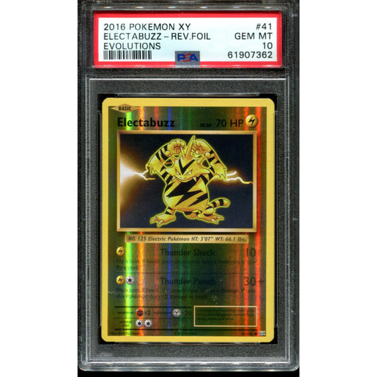 Electabuzz (EVO 41) Evolutions - Reverse - PSA 10