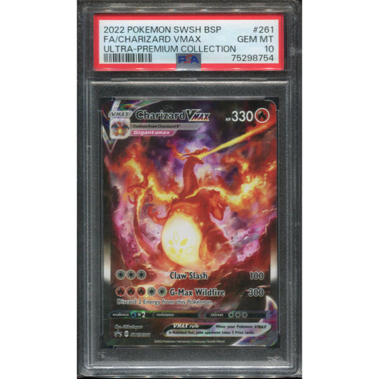 Charizard VMAX (SWSH 261) SWSH Black Star Promos - PSA 10