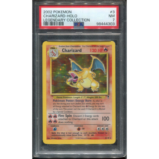 Charizard (LC 3) Legendary Collection - Holo - PSA 7