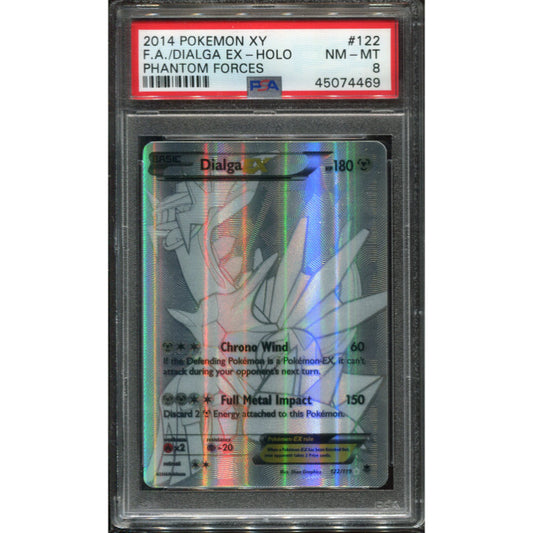 Dialga EX (PHF 122) Phantom Force - PSA 8