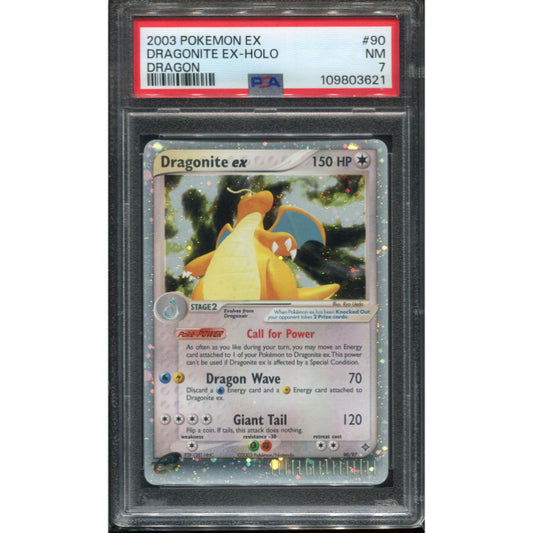Dragonite ex (DR 90) EX Dragon - PSA 7