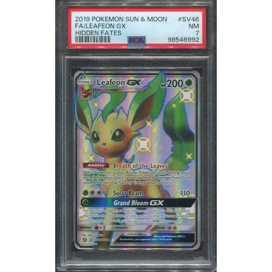 Leafeon GX (HIF SV46) Hidden Fates - PSA 7