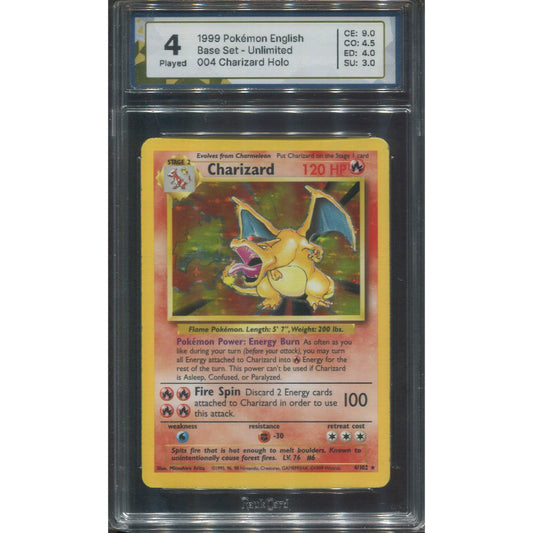 Charizard (BS 4) Base Set - RaukCard 4
