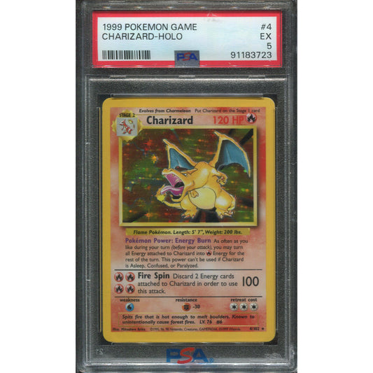 Charizard (BS 4) Base Set - PSA 5