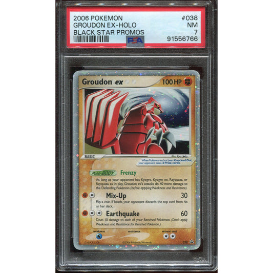 Groudon ex (NP 38) Nintendo Black Star Promos - PSA 7