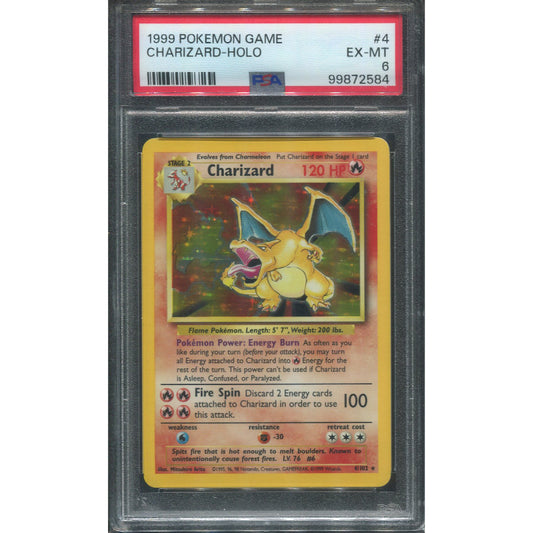 Charizard (BS 4) Base Set - PSA 6
