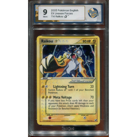 Raikou Gold Star (UF 114) EX Unseen Forces - RaukCard 9