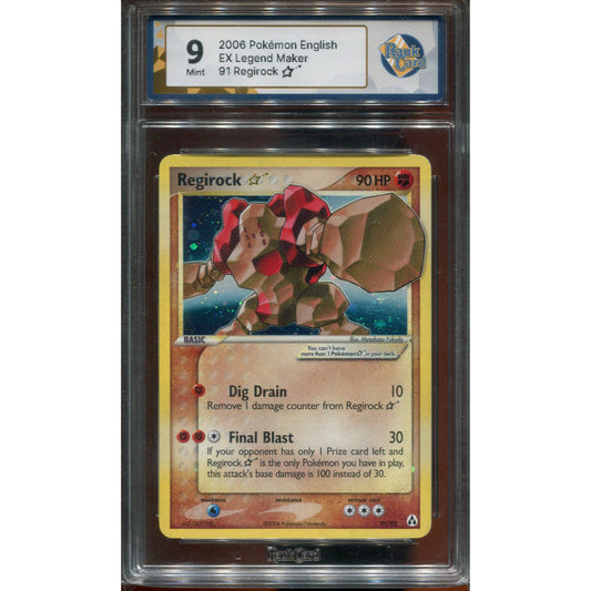 Regirock Gold Star (LM 91) EX Legend Maker - RaukCard 9