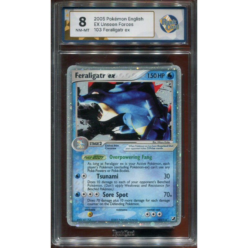 Feraligatr ex (UF 103) EX Unseen Forces - RaukCard 8