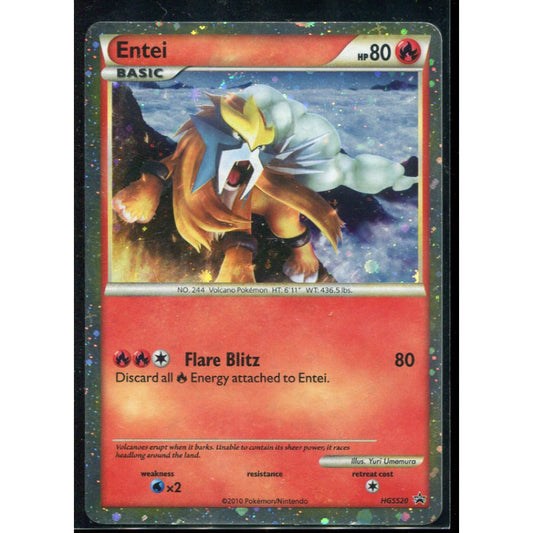 Entei (HGSS 20) HGSS Black Star Promos - Excellent