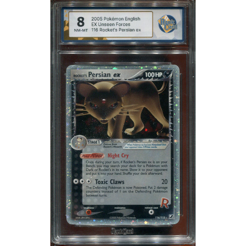 Rocket's Persian ex (UF 116) EX Unseen Forces - RaukCard 8