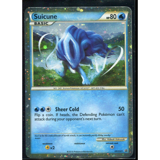 Suicune (HGSS 21) HGSS Black Star Promos - Dents