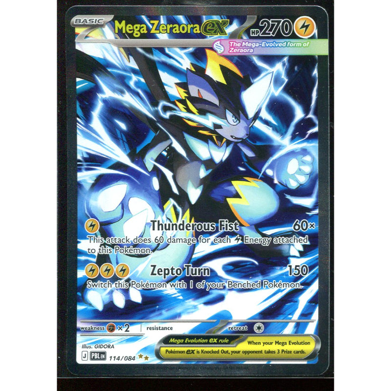 Mega Zeraora ex (PBL 114) Pitch Black