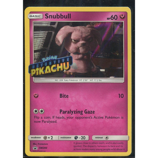 Snubbull (SM 200) SM Black Star Promos - Stamped