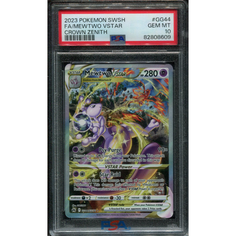 Mewtwo VSTAR (CRZ GG44) Crown Zenith - PSA 10