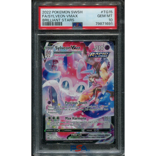 Sylveon VMAX (BRS TG15) Brilliant Stars - PSA 10