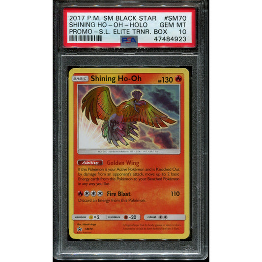 Shining Ho-Oh (SM 70) SM Black Star Promos - PSA 10