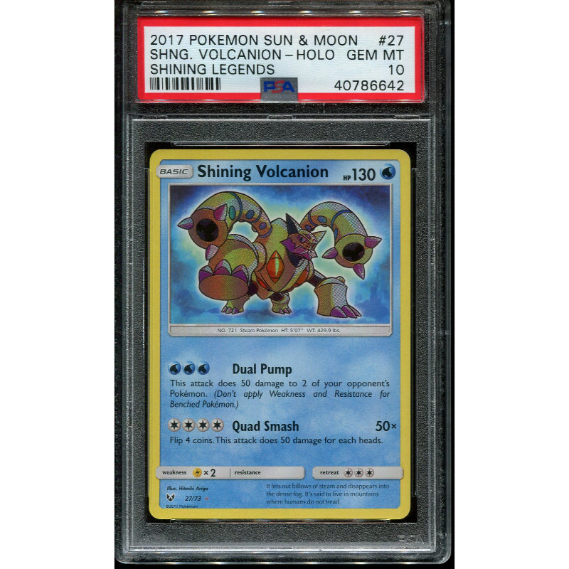 Shining Volcanion (SLG 27) Shining Legends - PSA 10