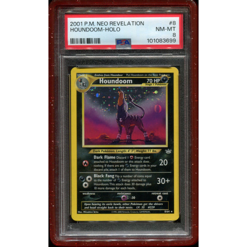 Houndoom (NR 8) Neo Revelation - PSA 8