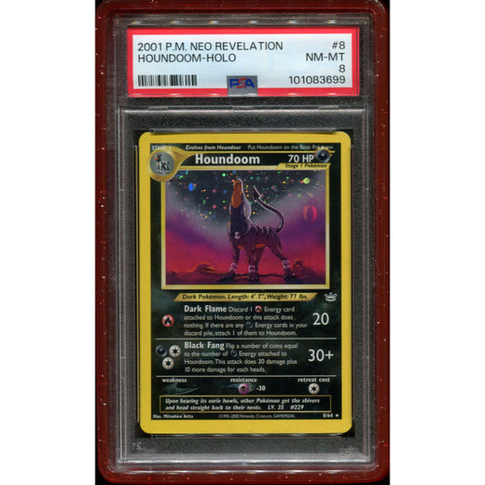 Houndoom (NR 8) Neo Revelation - PSA 8