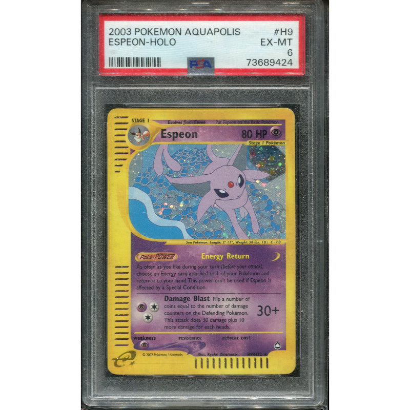 Espeon (AQ H9) Aquapolis - PSA 6