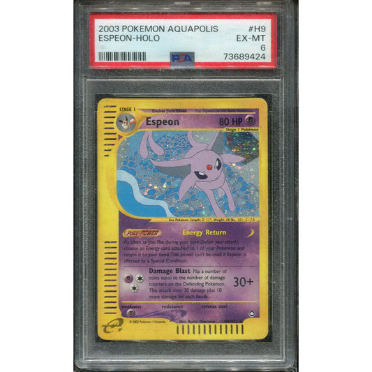 Espeon (AQ H9) Aquapolis - PSA 6