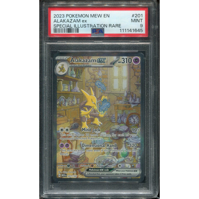 Alakazam ex (MEW 201) 151 - PSA 9