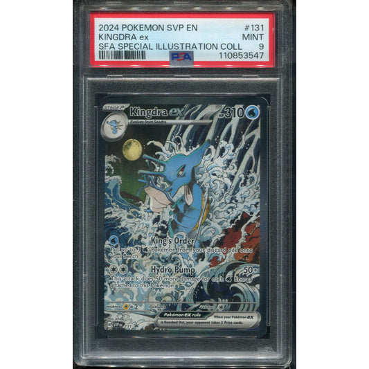 Kingdra ex (SVP 131) SV Black Star Promos - PSA 9