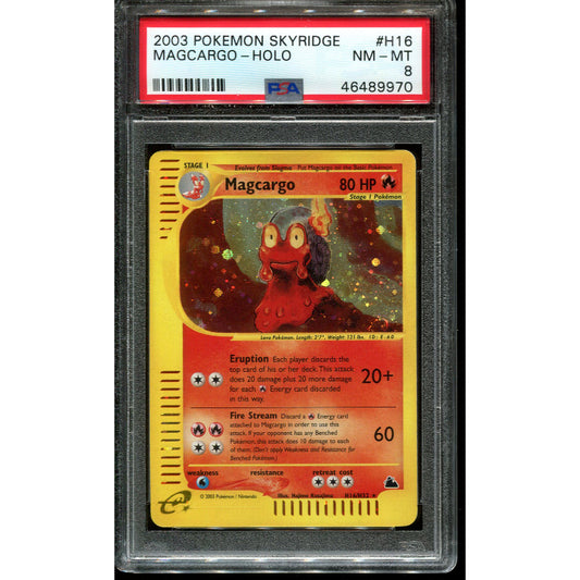 Magcargo (SK H16) Skyridge - PSA 8