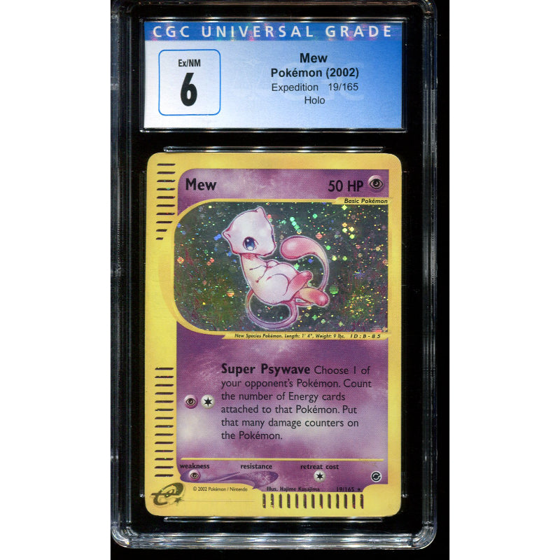Mew (EX 19) Expedition Base Set - CGC 6