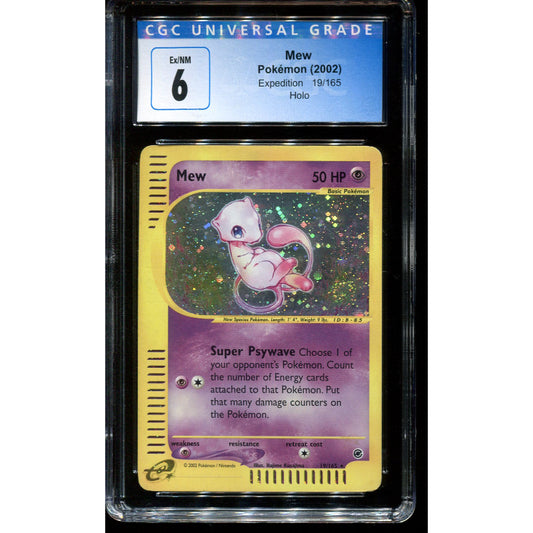 Mew (EX 19) Expedition Base Set - CGC 6