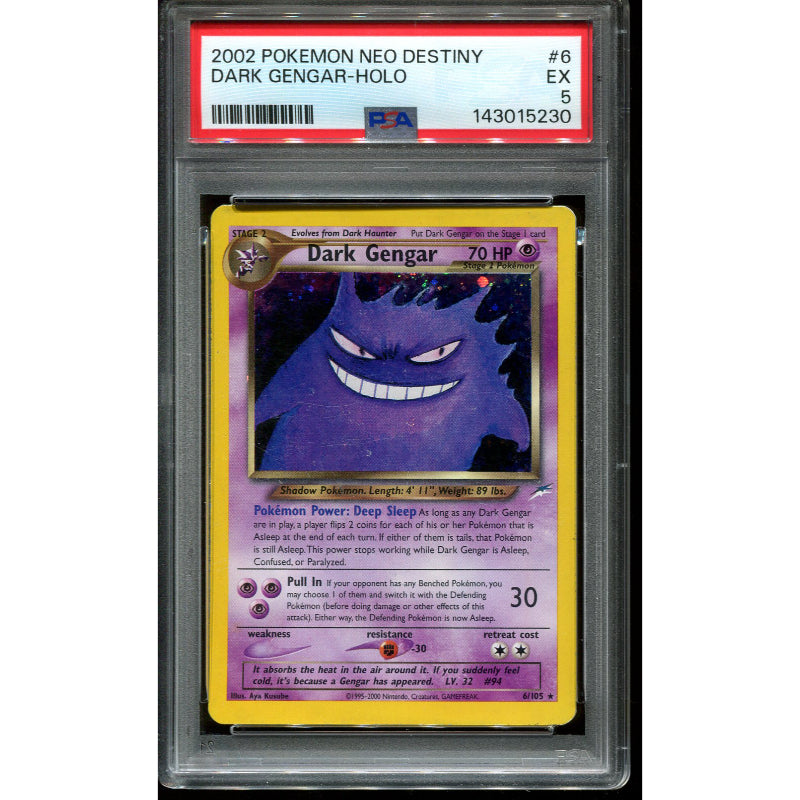 Dark Gengar (NDE 6) Neo Destiny - PSA 5