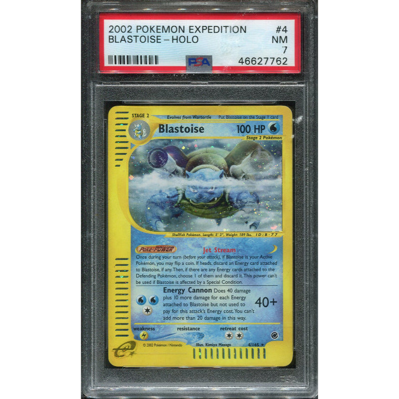 Blastoise (EX 4) Expedition Base Set - PSA 7