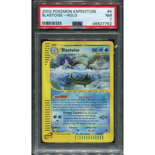 Blastoise (EX 4) Expedition Base Set - PSA 7