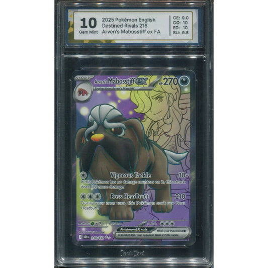 Arven's Mabosstiff ex (DRI 218) Destined Rivals - RaukCard 10