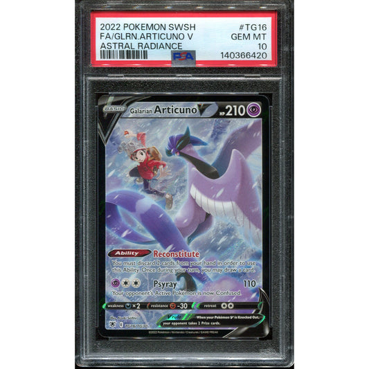 Galarian Articuno V (ASR TG16) Astral Radiance - PSA 10