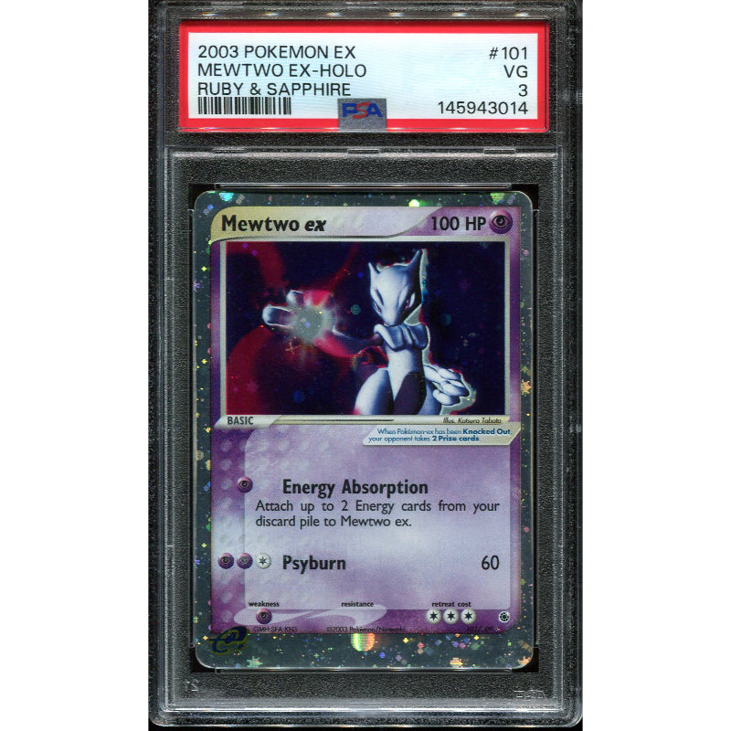 Mewtwo ex (RS 101) EX Ruby & Sapphire - PSA 3