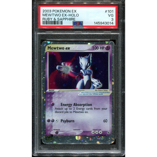 Mewtwo ex (RS 101) EX Ruby & Sapphire - PSA 3