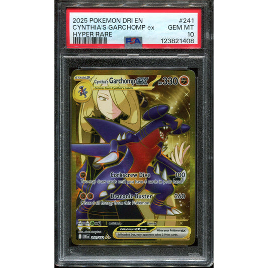 Cynthia's Garchomp ex (DRI 241) Destined Rivals - PSA 10