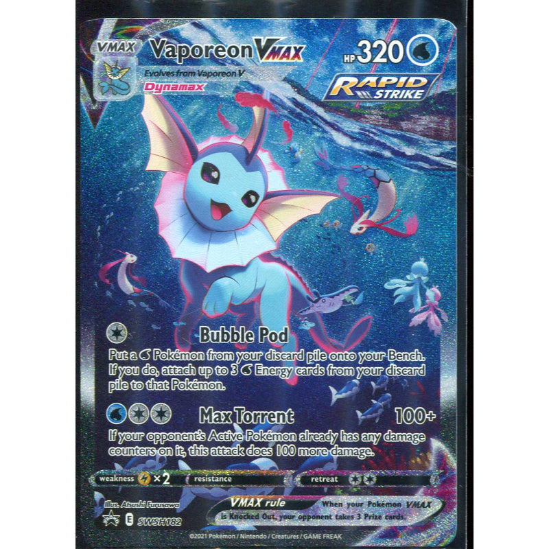 Vaporeon VMAX (SWSH 182) SWSH Black Star Promos