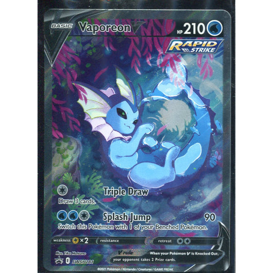 Vaporeon V (SWSH 181) SWSH Black Star Promos