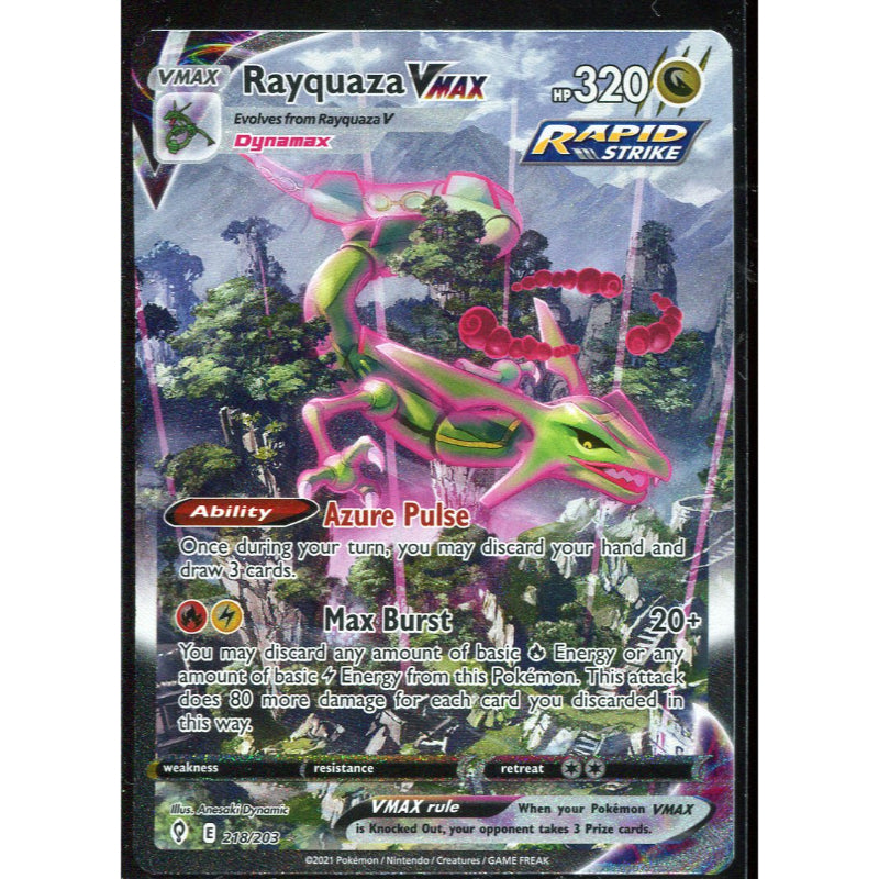Rayquaza VMAX (EVS 218) Evolving Skies