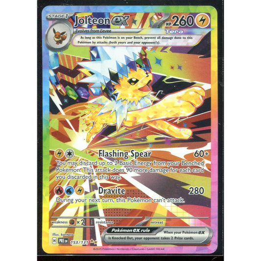 Jolteon ex (PRE 153) Prismatic Evolutions
