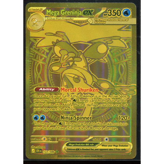 Mega Greninja ex (CRI 122) Chaos Rising