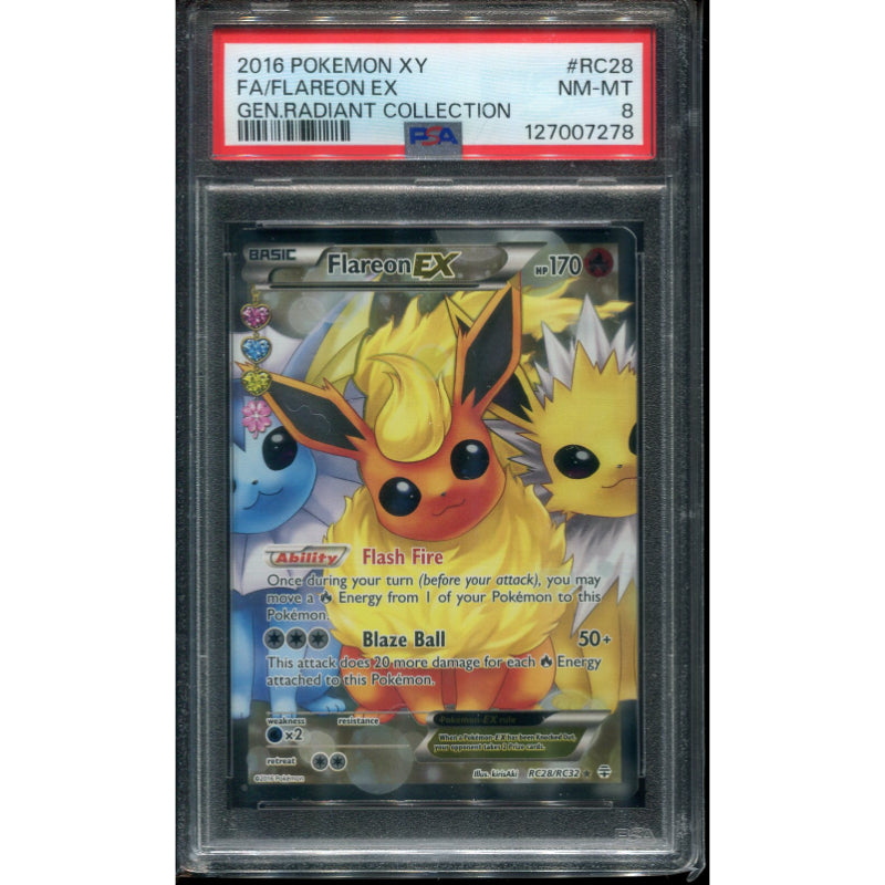 Flareon EX (GEN RC28) Generations - PSA 8