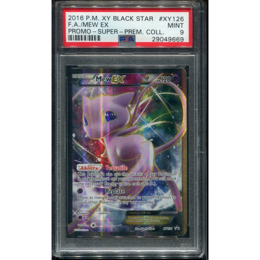 Mew EX (XYPR 126) XY Black Star Promos - PSA 9