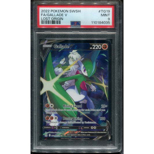 Gallade V (LOR TG19) Lost Origin - PSA 9