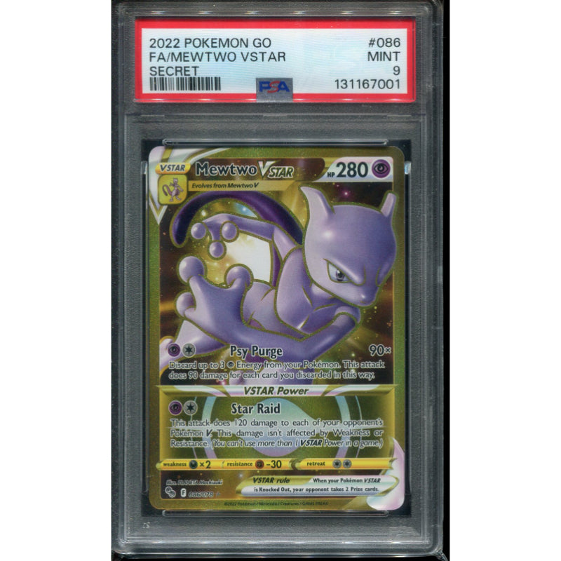 Mewtwo VSTAR (PGO 086) Pokémon GO - PSA 9