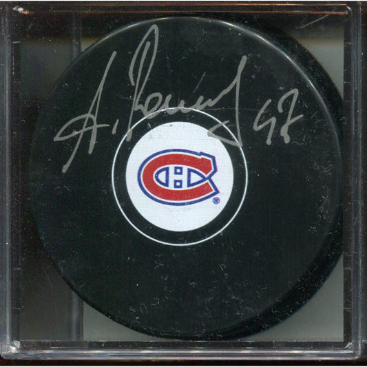 Signed Puck - Montreal Canadiens - Alexander Radulov - A.J Sports COA